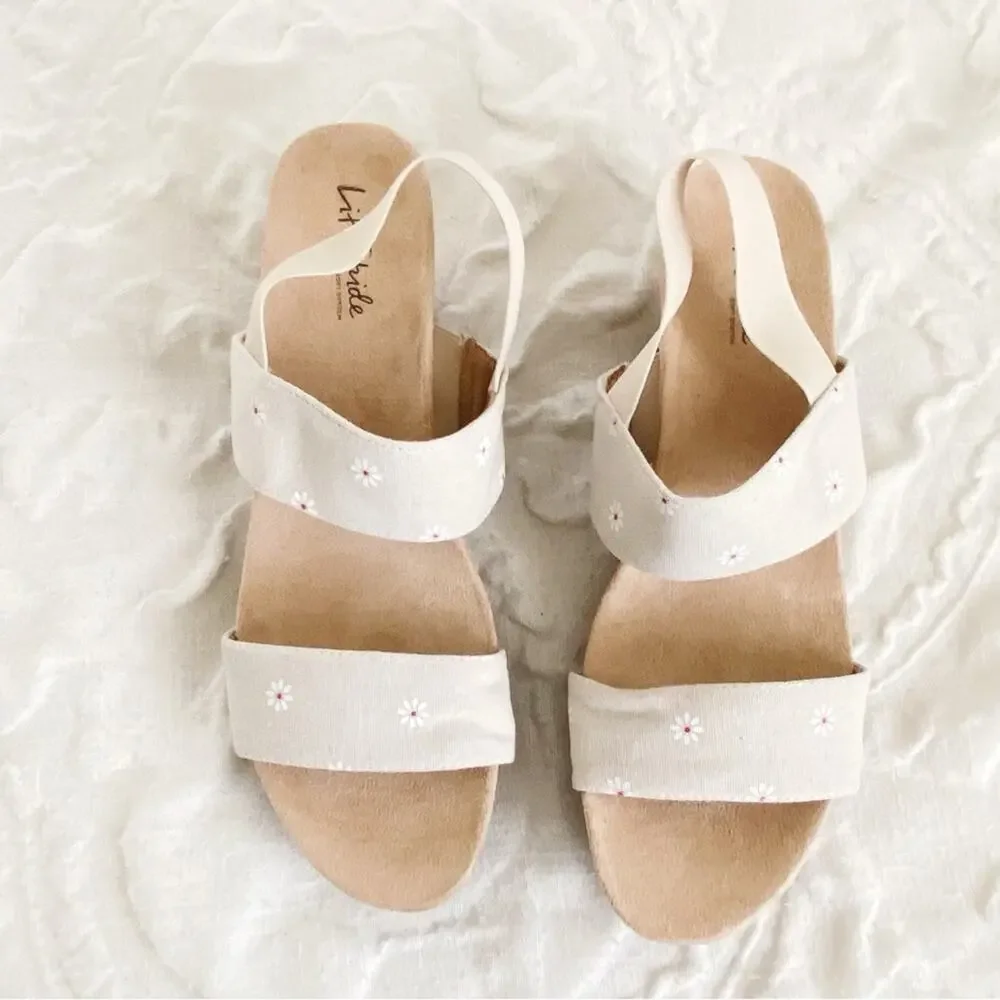 BOGO  Life Stride Delta Floral Wedge Sandals Size 11 New